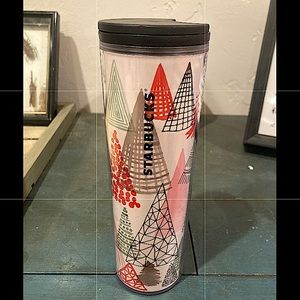 Starbucks 2017 holiday Christmas trees insulated tumbler